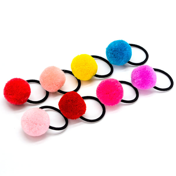 Bandas Elásticas para Cabello Infantil sin Costuras - Colores Pastel Coreanos