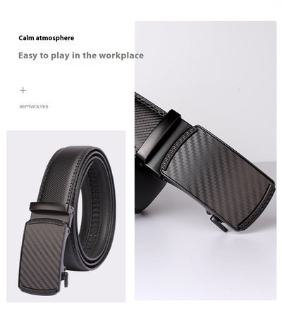 Cinturón de Cuero para Hombre con Hebilla Automática - Image 13