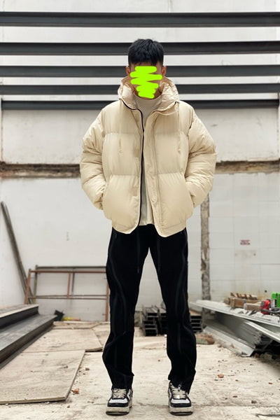 Abrigo Acolchado Holgado de Algodón para Hombre y Mujer - Image 5