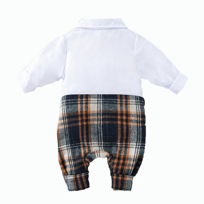 Mono Caballero para Bebé Niño con Chaleco Cuadros Primavera Otoño - Image 12
