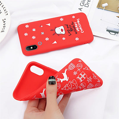 Funda Navideña para iPhone - Diseño Santa Claus y Reno - Image 5