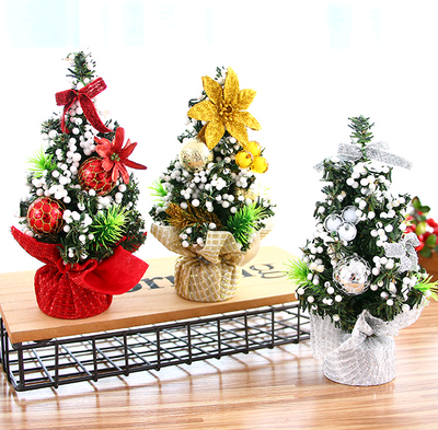 Árbol de Navidad Miniatura 20cm - Decoración Navideña de Escritorio - Image 3
