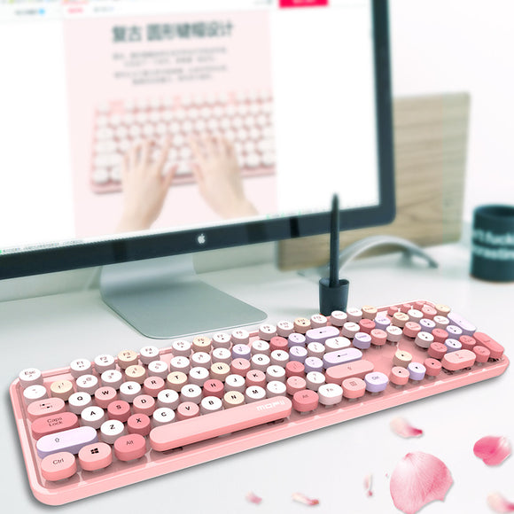 Teclado Punk con Lápiz Labial de Colores para Niñas