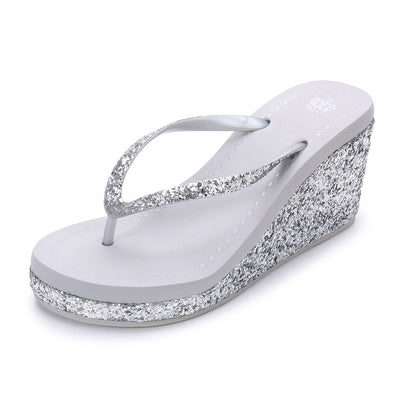 Pantuflas de Tacón Alto con Lentejuelas y Cristales para Mujer - Image 8