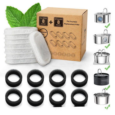 Filtro Dispensador de Agua para Mascotas con Tela No Tejida y Acero Inoxidable - Image 13