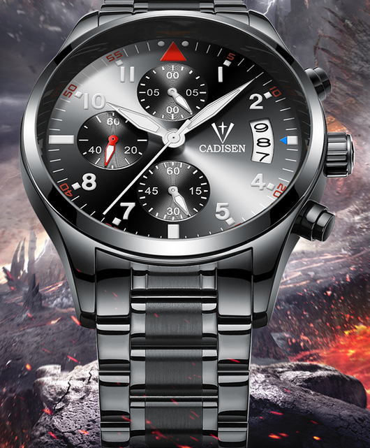 Reloj Multifuncional de Acero Inoxidable con Cuarzo - Image 4