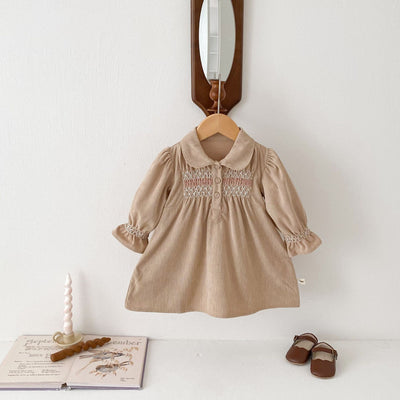 Vestido Enterizo de Pana para Bebé Niña con Diseño Triangular - Image 67