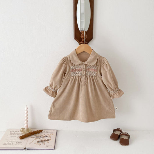 Vestido Enterizo de Pana para Bebé Niña con Diseño Triangular - Image 67