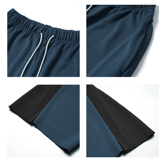 Pantalones Patchwork de Pierna Recta - Image 2