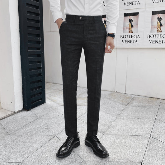 Pantalones Rectos Elegantes para Hombre - Estilo Casual y Ejecutivo - Image 11