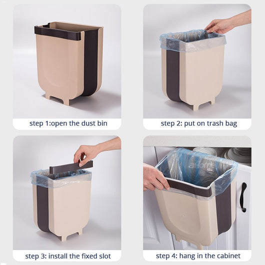 Cubo de Basura Plegable para Pared - Image 5