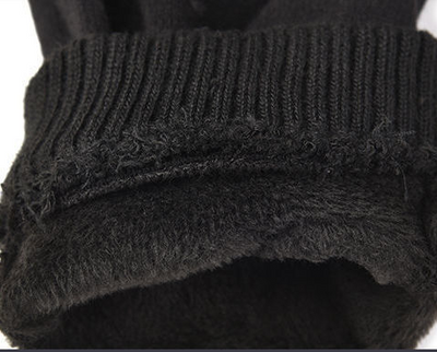 Guantes sin dedo para hombre y mujer sin forro de terciopelo para otoño e invierno - Image 2