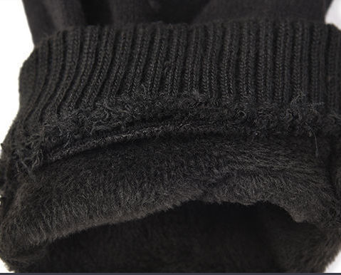 Guantes sin dedo para hombre y mujer sin forro de terciopelo para otoño e invierno - Image 2