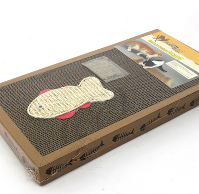 Tabla Rascadora de Sisal Ancho para Gatos con Catnip - Image 3