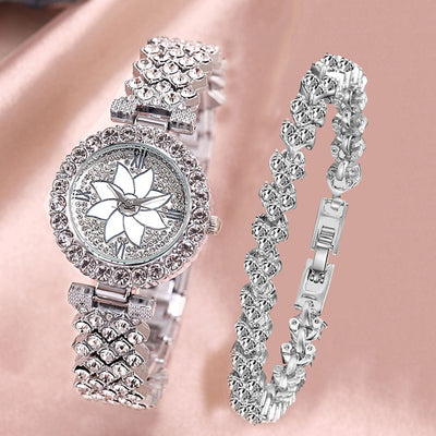 Reloj Pulsera Diamante Temperamento Moda Estrella - Set de Regalo Creativo para Mujer - Image 12