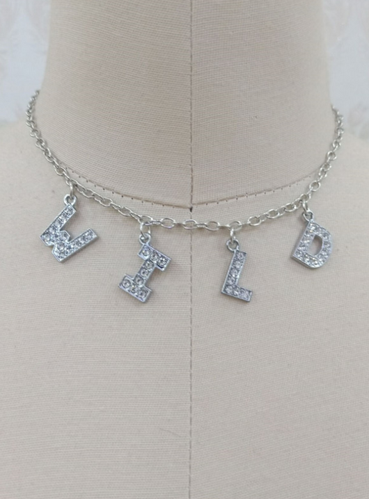 Collar Colgante con Inicial y Diamantes - Image 36