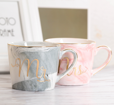 Taza de Cerámica Marmolada Nórdica - Vaso para Café y Leche - Image 10