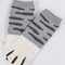 Cat Paw Socks Gray stripe