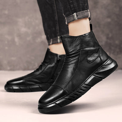 Botas Altas Impermeables Estilo Británico para Nieve Invierno - Image 6
