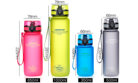 Botella Deportiva 500ML Hermética - Portátil para Viajes y Actividades Outdoor - Image 2