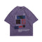 Men's Washed Print Loose Short Sleeve T-Shirt