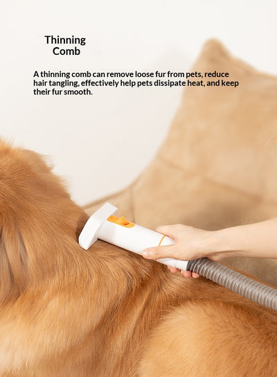 Cortapelo Eléctrico para Mascotas Air Radish con Succión Integrada - Image 9