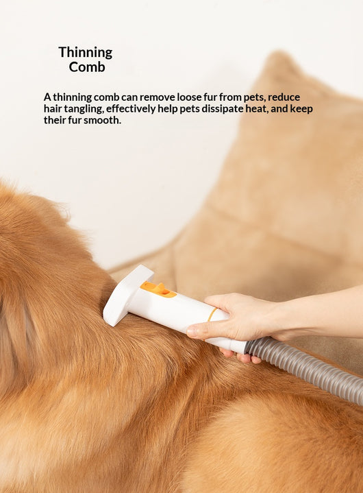 Cortapelo Eléctrico para Mascotas Air Radish con Succión Integrada - Image 9