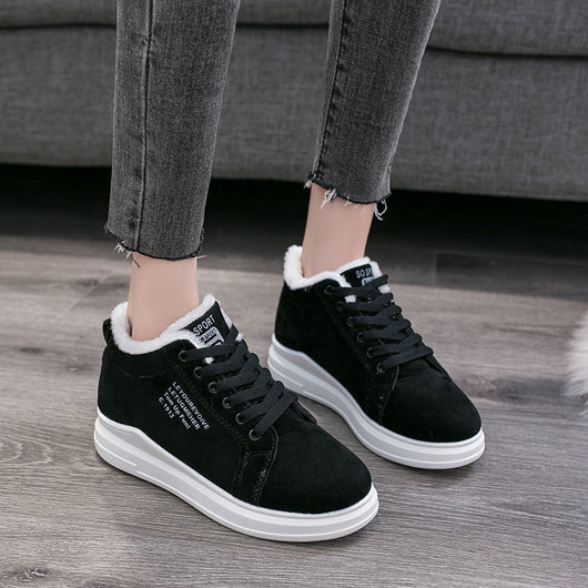 Zapatillas Deportivas Gruesas con Forro de Terciopelo - Zapatos Papá Cómodos y Cálidos - Image 3