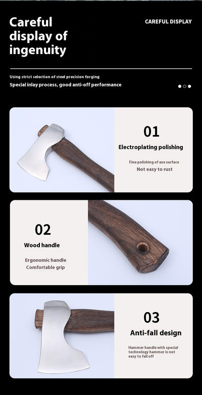 Hacha de Camping con Diseño Integrado para Aventuras al Aire Libre - Image 12