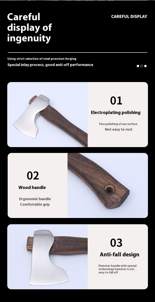 Hacha de Camping con Diseño Integrado para Aventuras al Aire Libre - Image 12