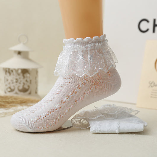 Calcetines de Encaje Fino para Niñas - Colección Verano - Image 14