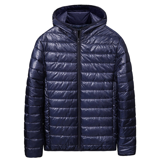 Chaqueta Acolchada Ligera con Capucha para Hombre - Abrigo Casual Cálido - Image 4