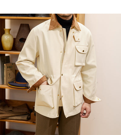 Abrigo Trench Grueso Retro Kaji - Image 11