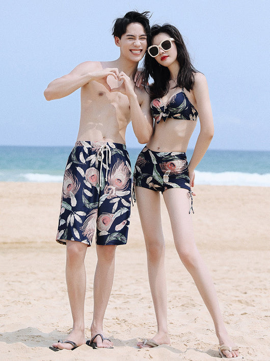 Traje de Baño para Parejas Luna de Miel Playa Vacaciones - Image 5