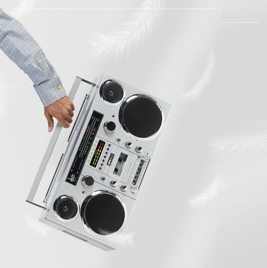 Radio Vintage Retro 3 en 1: Reproductor de CD, Grabadora de Voz y Parlante Bluetooth para Adultos Mayores