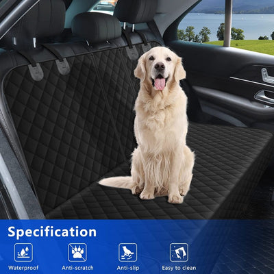 Protector Impermeable para Asiento Trasero del Auto - Funda Reversible para Mascotas - Image 9