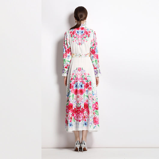 Vestido Elegante Estampado para Vacaciones - Image 8
