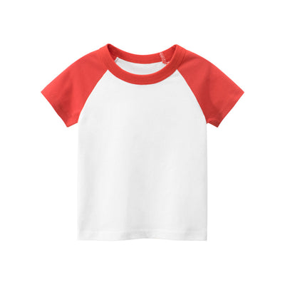Camiseta Infantil de Manga Corta Color Liso para Publicidad - Image 11