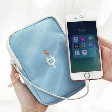 Bolsa Organizadora de Cables y Accesorios Electrónicos para Viajes