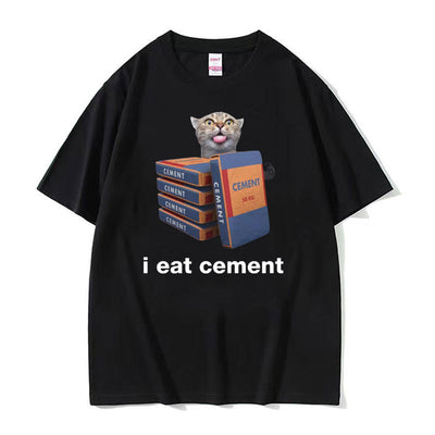 Camiseta Estampada Unisex Cuello Redondo Manga Corta Suelta - Image 11