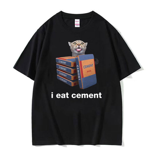 Camiseta Estampada Unisex Cuello Redondo Manga Corta Suelta - Image 11