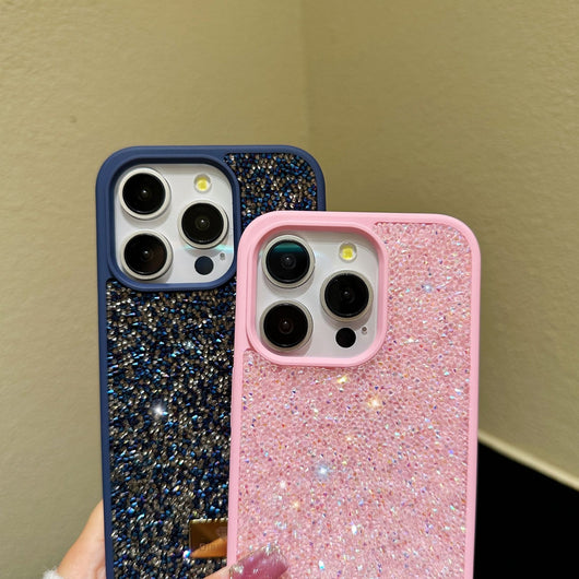 Funda Protectora para Celular con Cristales de Lujo - Diseño Diamante Completo - Image 17