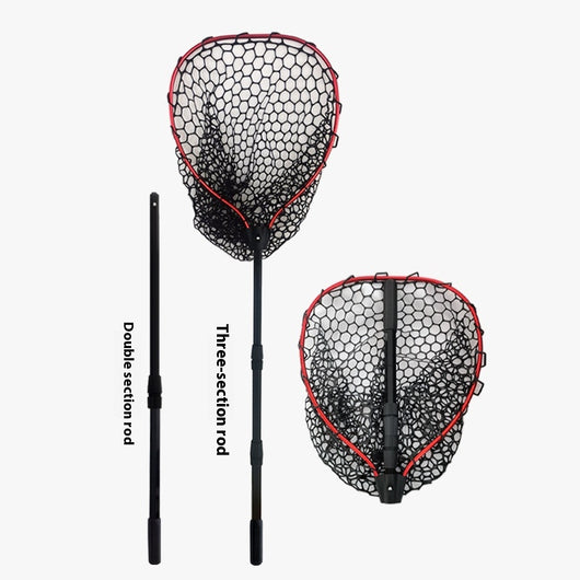 Red de Pesca Telescópica de Aluminio Luyada - Caña Extensible Multitramo