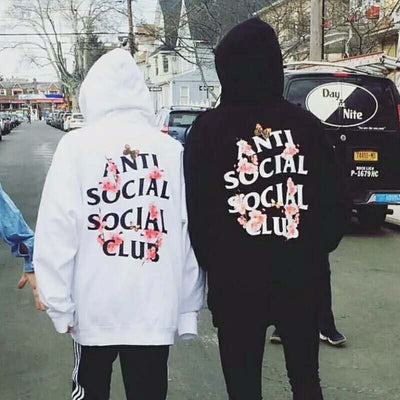 Sudadera con Capucha Flor de Cerezo para Parejas