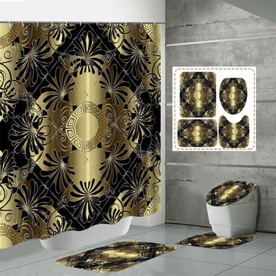 Cortina de Baño Impresa en 3D sin Perforaciones - Poliéster Premium - Image 4
