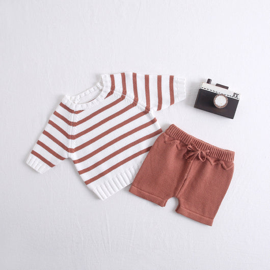 Conjunto de Dos Piezas de Suéter Tejido para Bebé - Image 14