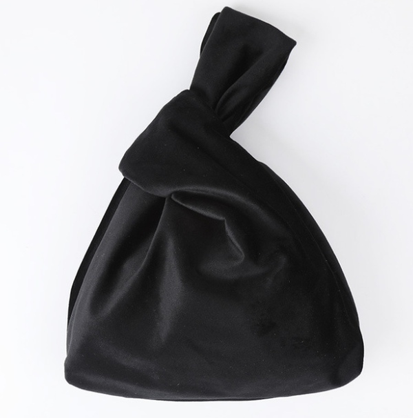 Bolso de Mano Seda Satinada con Nudo - Image 18