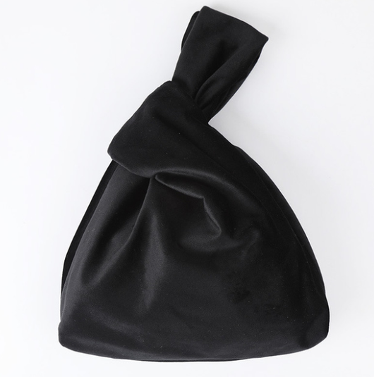 Bolso de Mano Seda Satinada con Nudo - Image 18