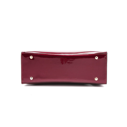 Bolso Maternal de Charol Brillante con Compartimentos Inteligentes - Image 3