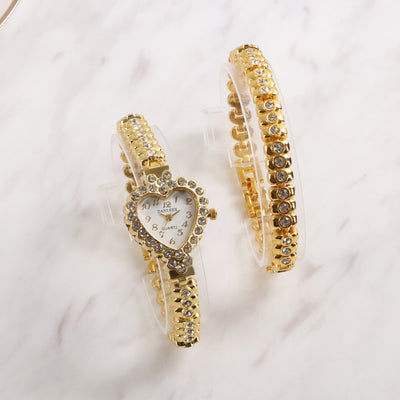 Reloj de Mujer Personalizado con Diamantes y Corazón de Rhinestones - Image 12